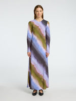 Selected Femme Gafrid Printed Maxi Dress - Cornflower Blue