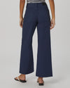 Paige Ari Wide Leg Tie Waist Jeans - Navy