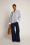 Munthe Tuxilima PinStriped Shirt - Light Blue