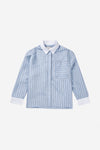 Munthe Tuxilima PinStriped Shirt - Light Blue