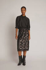 Munthe Tabby Midi Skirt - Black