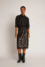 Munthe Tabby Midi Skirt - Black