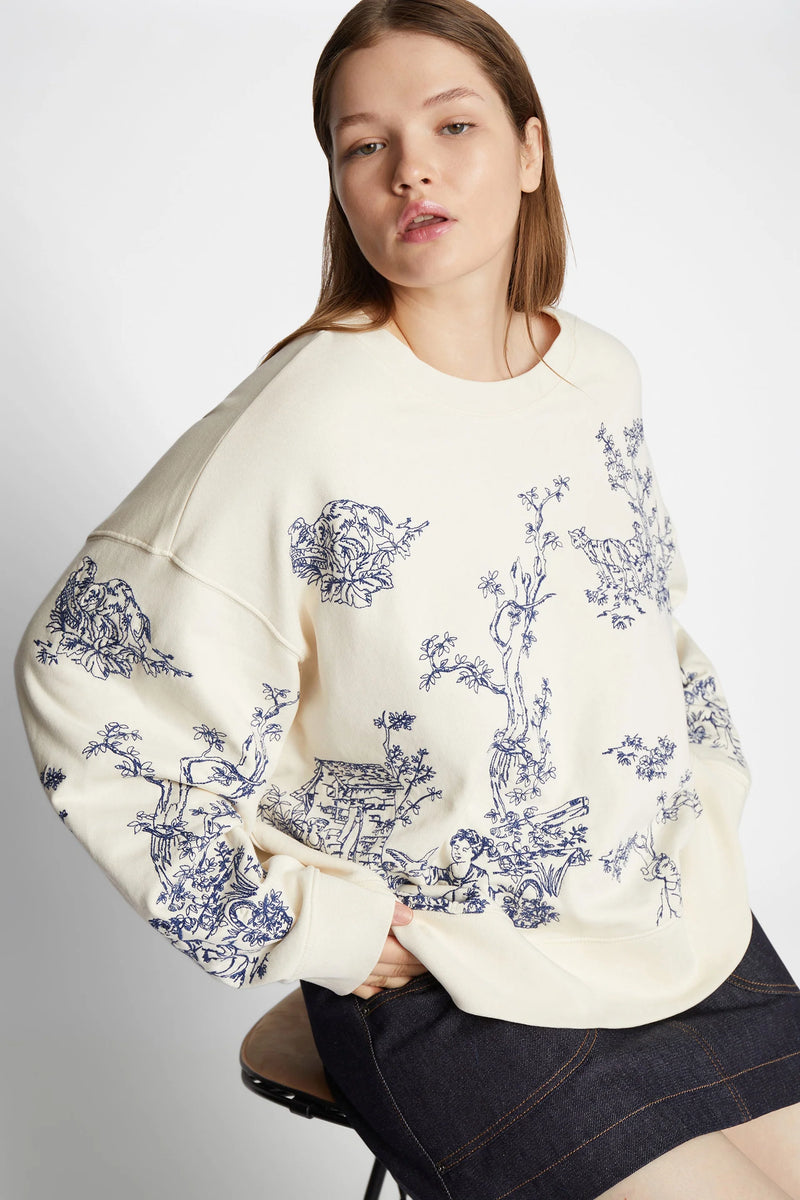 Munthe Friede Sweatshirt - Cream