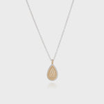 Anna Beck Classic Teardrop Pendant Necklace - Reversible - Gold/Silver