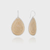 Anna Beck Large Tear Drop Earrings - Gold