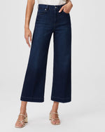 Paige Anessa Ankle Wide Leg Jean - The Disco