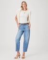 Paige Alexis Barrel Leg Jeans - Exhibition Distressed