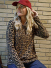 Black Colour Zelda Long Sleeve Tee - Leopard