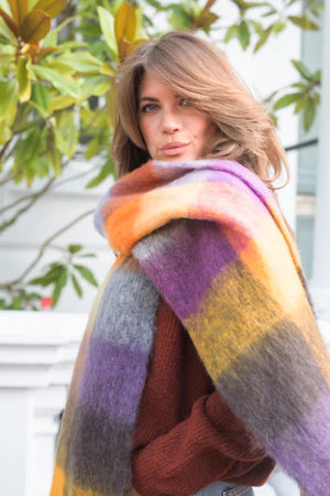 Libby Loves Lennie Scarf - Purple