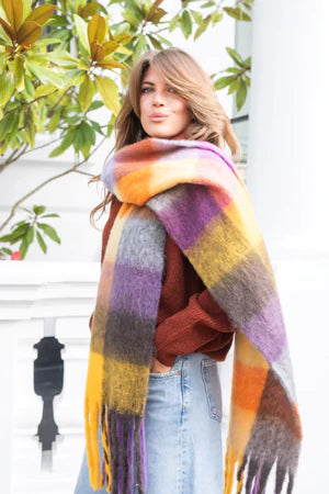 Libby Loves Lennie Scarf - Purple