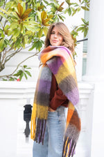 Libby Loves Lennie Scarf - Purple