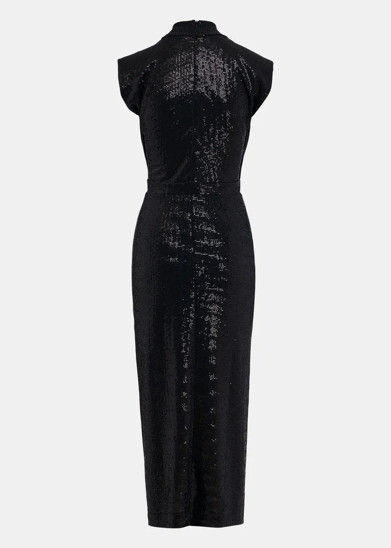 Essentiel Antwerp Golisee Stretch Jersey Dress - 25 Year Exclusive - Black