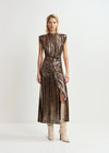 Essentiel Antwerp Gonnak Midi Dress - Gold