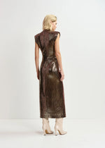 Essentiel Antwerp Gonnak Midi Dress - Gold