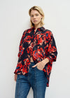 Essentiel Antwerp Gwendolyn Shirt - Black / Orange / Red