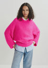 Essentiel Antwerp Hattitude Mohair Blend Knit - Bright Pink