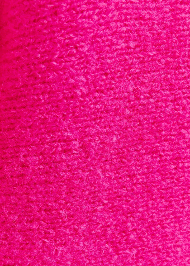 Essentiel Antwerp Hattitude Mohair Blend Knit - Bright Pink