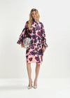 Essentiel Antwerp Heir Mini Dress - Dark Blue/Dark Purple/Light Pink