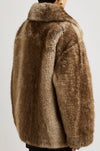 Jakke Rosemary Faux Fur Coat - Brown Fox