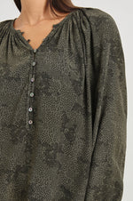 Rails Indi Top - Olive Pebble