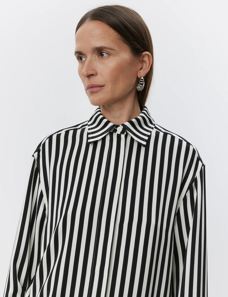 Day Birger Et Mikkelson Lea Striped Viscose Shirt - Fluid Stripes