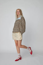 Stella Nova Leopard Blouse With Embroidery - Leopard