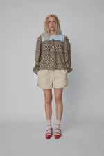 Stella Nova Leopard Blouse With Embroidery - Leopard