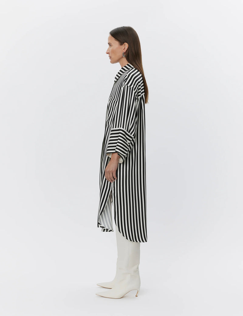 Day Birger Et Mikkelson Noe Striped Viscose Dress - Fluid Stripes