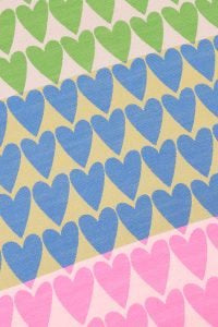 Ombre HEARTS Scarf - Multi