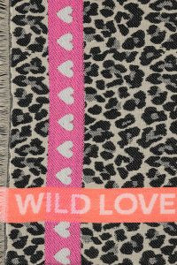 Ombre WILD LOVE Scarf - Charcoal