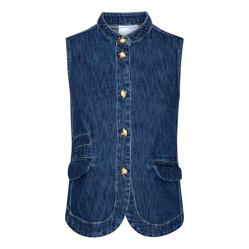 Project AJ117 Passion Denim Waistcoat - Indigo