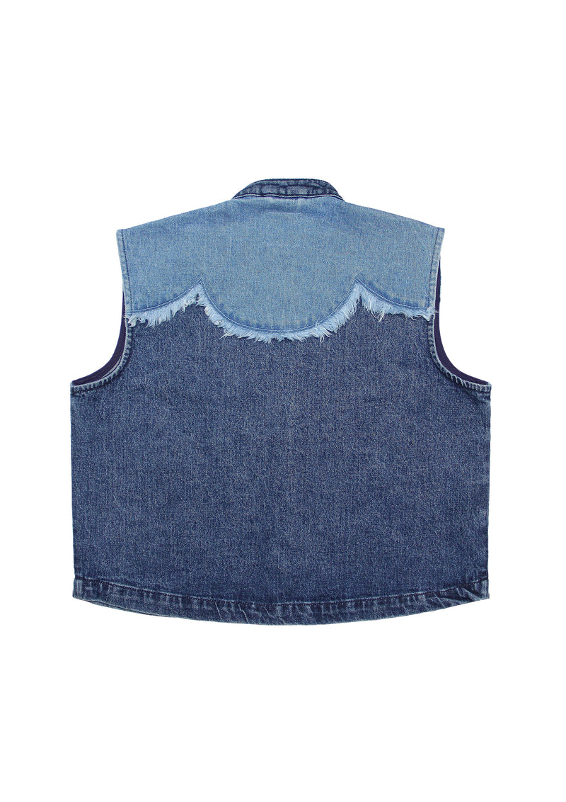 Seventy + Mochi Ari Waistcoat - Dark Vintage Scallop