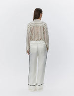 Day Birger Et Mikkelson Yrsa Sheer Stripe Shirt - Pistachio Shell