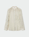 Day Birger Et Mikkelson Yrsa Sheer Stripe Shirt - Pistachio Shell