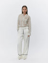 Day Birger Et Mikkelson Yrsa Sheer Stripe Shirt - Pistachio Shell