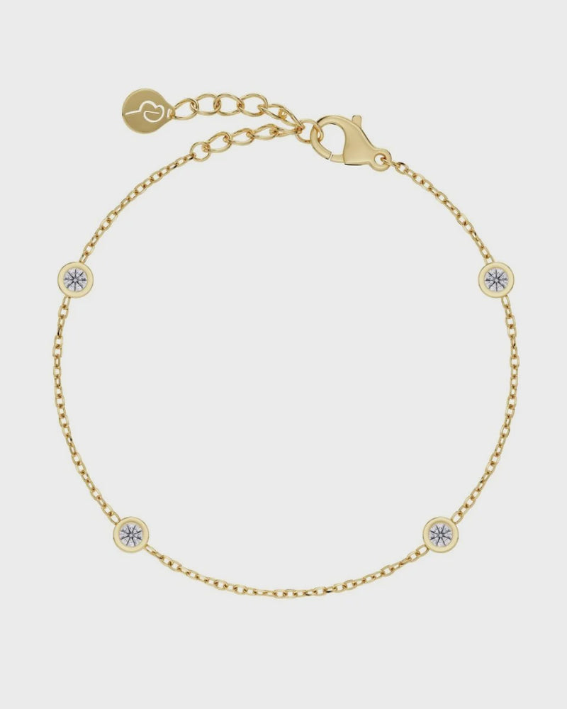 Edblad Stella Mini Bracelet Multi - Gold