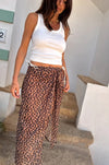 Never Fully Dressed Sheer Jaspre Skirt - Leopard