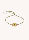 Mya Bay Woven Beaded Bracelet - Fuchsia