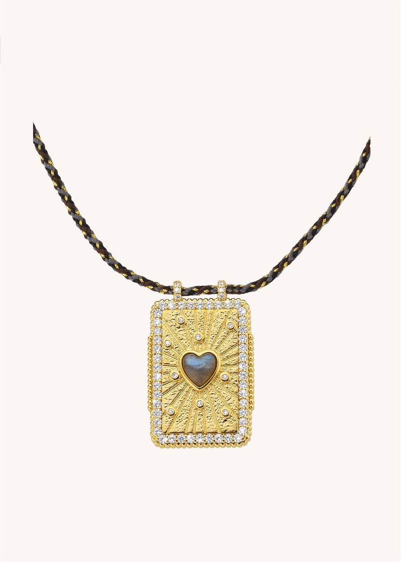 Mya Bay Stone Heart Boheme Necklace - Gold