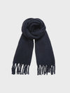 Black Colour Lorraine Soft Scarf - Black